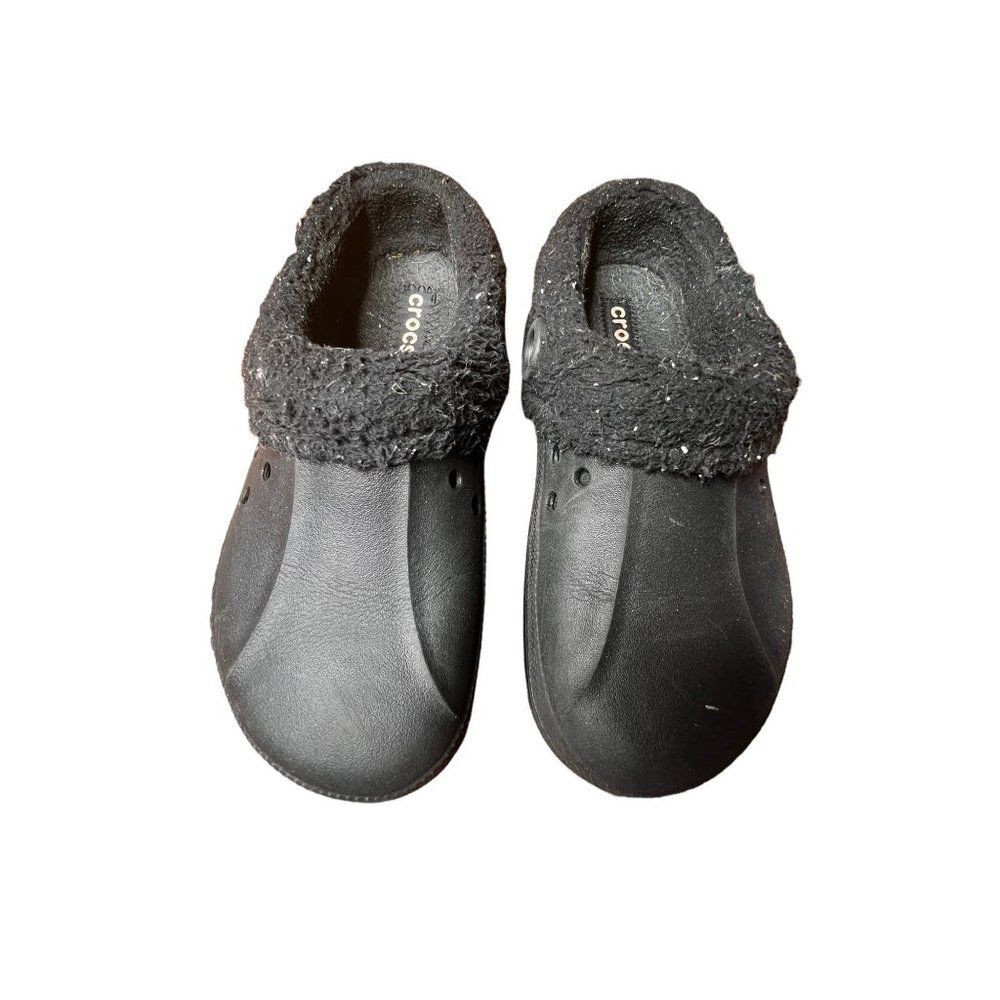 Crocs Black with Run Inner Size 8 Womens